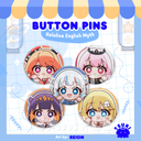 Chibi Myth Button Pin Badges